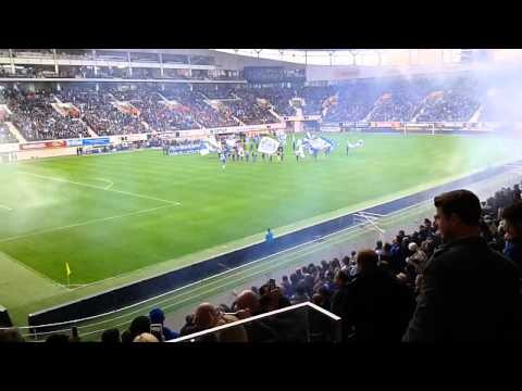 blue white balloons KAA Gent 26/04/2015