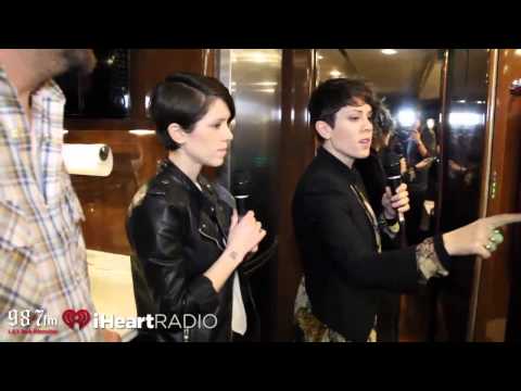 Tegan and Sara SXSW 2013 - Give Bus Tour - 98.7 FM iHeart Radio