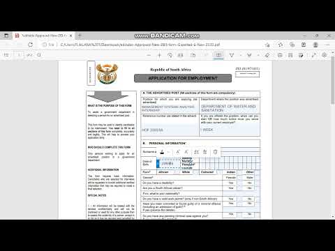 HOW TO FILL NEWLY APPROVED EDITABLE GOVERNMENT Z83/ EFFECTIVE JANUARY 2021
