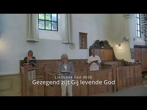 Liedboek lied 403b - Gezegend zijt Gij levende God