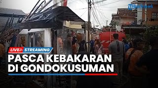 LIVE: Suasana Pasca Kebakaran di Gondokusuman, Api Berhasil Dipadamkan