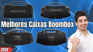 TOP 4 Caixas de Som Bluetooth BOOMBOX Para COMPRAR em 2026