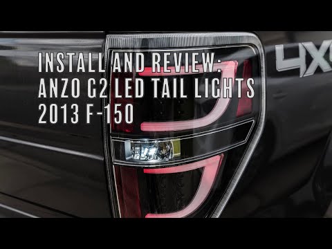ANZO G2 LED Tail Lights (2009-2014 F-150)