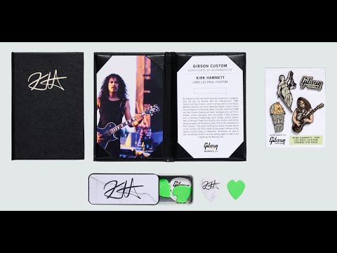 Unboxing Gibson Les Paul Custom Kirk Hammett signature 1989 Ebony - Murphy Lab -  Metallica