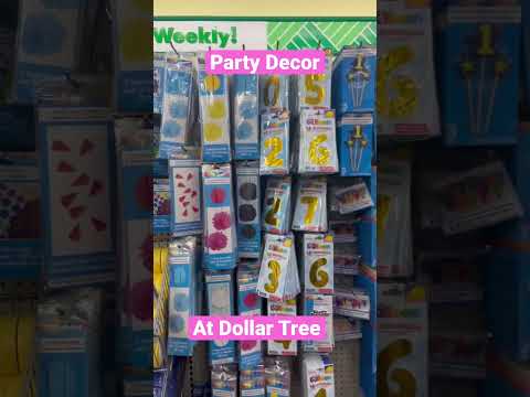 Compre comigo na Dollar Tree ~ Decoração de festa