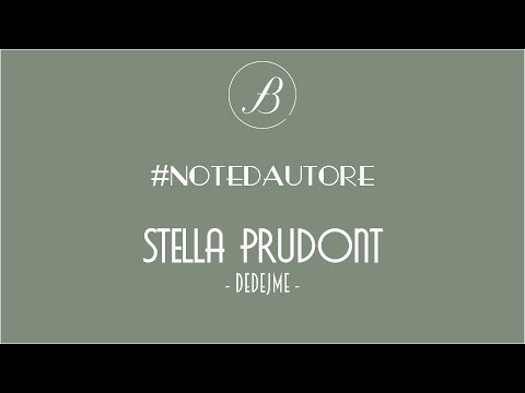 Note d'autore Ep.3 - Stella Prudont  racconta "Dedejme"