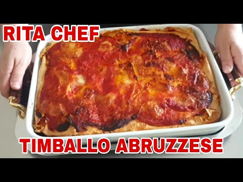 TIMBALLO ABRUZZESE⭐RITA CHEF | Il pranzo della Domenica.