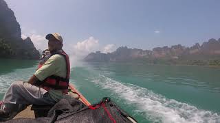 preview picture of video 'Cheow Lan Lake, Khao Sok national Park boat trip.'