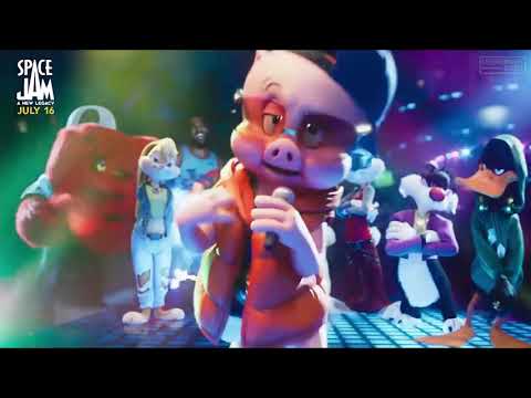 Porky Pig Rap Battle Vs. Goon Squad Scene in Space Jam 2
