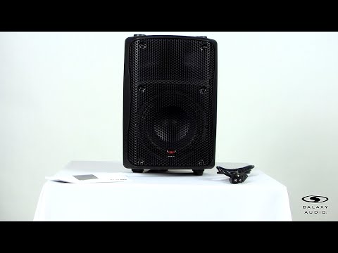 GALAXY GPS-8 Portable 400w Total Active 8" PA Speaker System Pair image 9