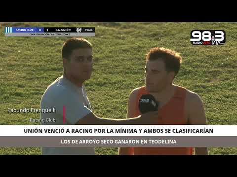 Racing (Teodelina) vs. Unión (Arroyo Seco) - Copa Federación 2026 3ra fecha