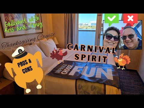 Thumbnail for LOVE or LOATHE our Thanksgiving Cruise on the Carnival Spirit? Our pros & cons are here!
