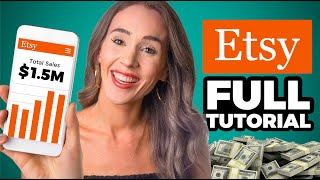 How to START SELLING on ETSY in 2023 💸 (Step by Step Etsy Shop for Beginners)
