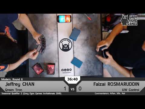 GOGI 2019 Seasonal Qualifier 2 Round 6 - Green Tron vs UW Control