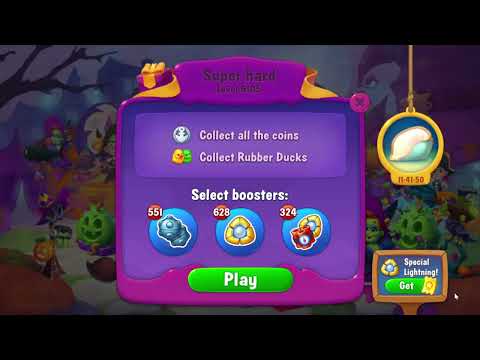 Fishdom 6105 Super Hard Level - 12 moves - NO BooSTERS