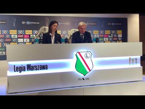 Jacek Magiera, trener Legii Warszawa po meczu z Lechem Poznań. 17.05.2017