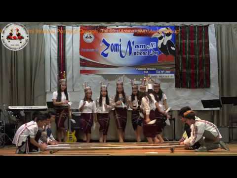 Zomi Namni 2017-Guatah Lam(Bamboo Dance)@ Zomi Innkuan Portland, OR USA (ZIPO)