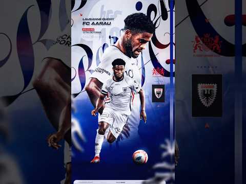 Lausanne Ouchy Vs FC Aarau DCL Gameday 10 #aarau #Zämeföraarau