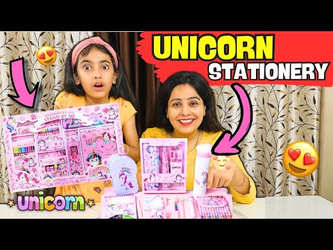 Unicorn🦄Stationery Shopping Challenge! Personal Stationery Vlog Ep - 126 | @SamayraNarulaOfficial