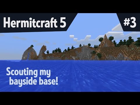 Scouting my bayside base — Hermitcraft 5 ep 3