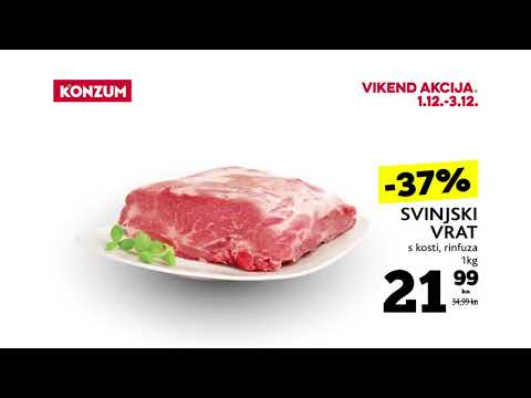 Konzum vikend akcija od 01.-03.12.2017.