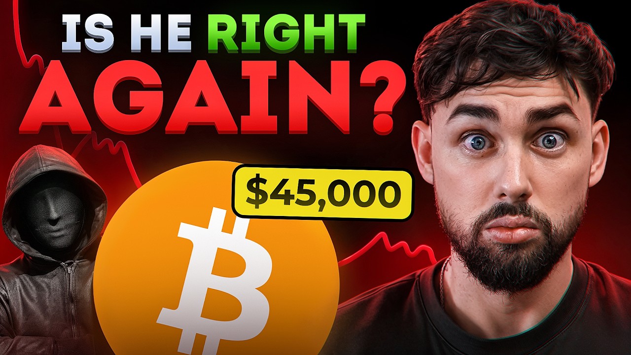 He Predicted EVERY Bitcoin Crash (Now He Says $45K Is Coming)