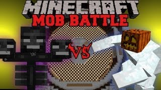 Mutant Snow Golem Vs Wither - Minecraft Mob Battles - Mutant Creatures Mod Mutant Snow Golem Vs Wither - Minecraft Mob Battles - Mutant Creatures Mod