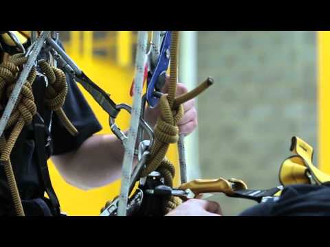 Level 1 rope access manoeuvres - separate rope rescue