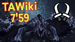 【MHWilds/PS5Pro】Arch Tempered Arkveld Dual Blades Solo 7'59"68 TA Wiki Rule 歴戦王アルシュベルド双剣ソロ
