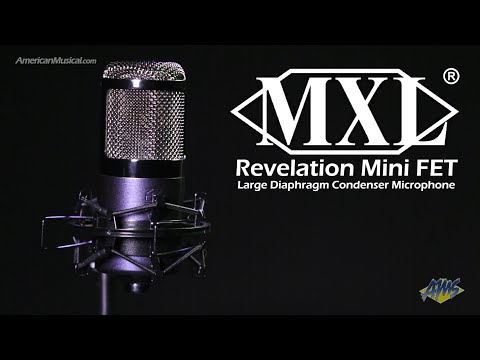 MXL Revelation Mini FET Large Diaphragm Condenser Microphone - AmericanMusical.com
