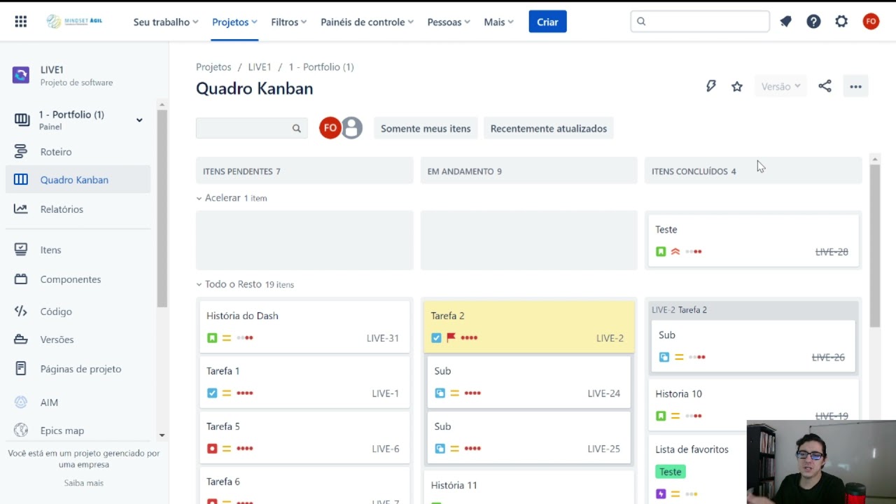 Série Jira Cloud - Criando um quadro Portfolio Kanban