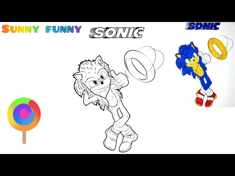 Sonic Coloring Pages / How To Draw Sonic / Jim Yosef - Link [NCS Release]