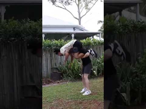 The viral hand shake shoulder jump #viral #handshake #challenge  #fail #win