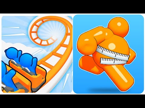 Max Level Gameplay Runner Coaster Vs Tall Man Run 3D
