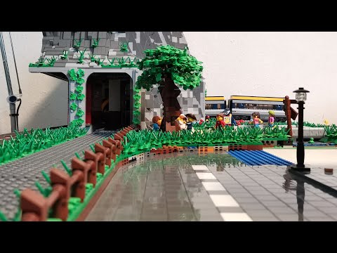 Die Straße und der ländliche Bereich | Lego Stadt Bau Teil 52