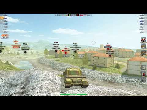 WORLD OF TANKS blitz- OBJ-268 :4500 damage , 3 kill's