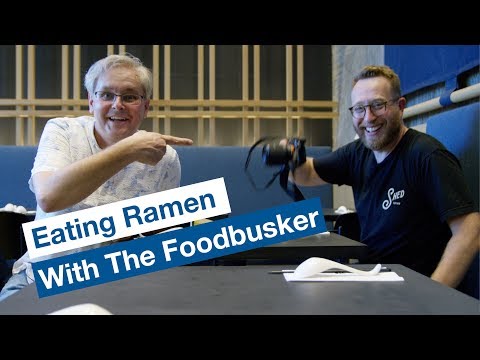 🔵 Food Busker & Glen Eating Ramen