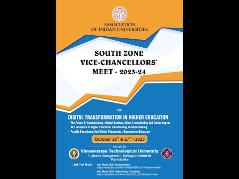 Valedictory Function of SOUTH ZONE VICE-CHANCELLORS’ MEET – 2023-24