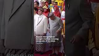 KOCAK! INI ISI PERCAKAPAN Pak Basuki dengan Erick Thohir saat Upacara HUT RI, Penasaran Kancing