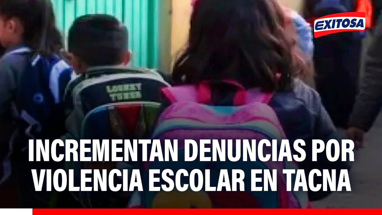 🔴🔵 Incrementan denuncias por violencia escolar en Tacna
