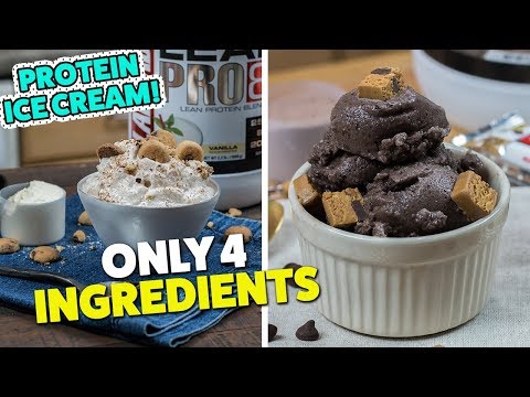 Chocolate & Vanilla PROTEIN Ice Cream Recipe