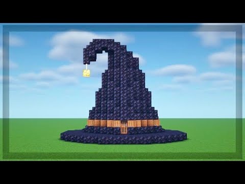 How to Build a Fantasy Witch's Hat Hut in Minecraft