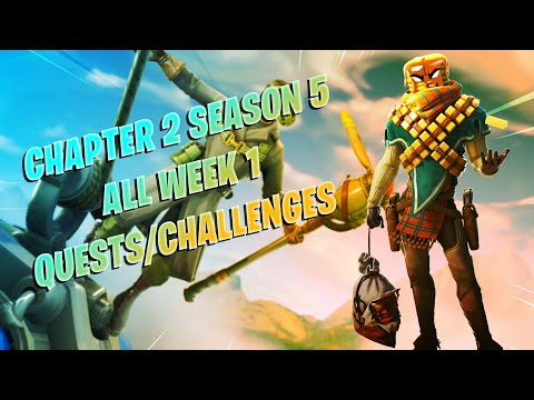 Fortnite Week 1 Quests/Challenges Guide! Chapter 2 Season 5 Zero Point