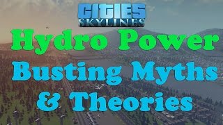 preview picture of video 'Cities: Skylines - Hydro Power - Busting Myths & Theories / tips- Drowning a city bonus!'