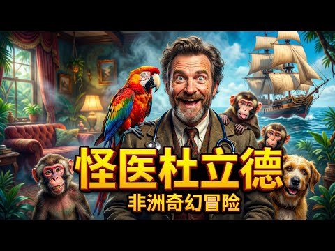 🦜能跟动物说话？怪医杜立德奇幻冒险全集🌍经典少儿有声书🎧治愈系童话睡前故事