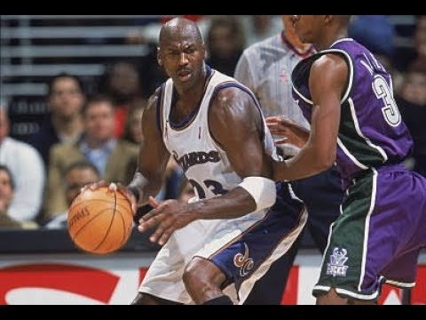 Michael Jordan 2001-11-14: 31 points v Milwaukee Bucks - Out duels Ray Allen