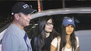 Salman Khan's Sister Alvira, Niece Alizeh & Atul Agnihotri Spotted At Airport