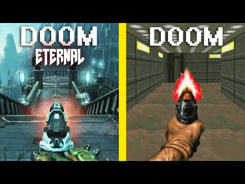 DOOM Eternal vs DOOM 1993 - Weapon Comparison