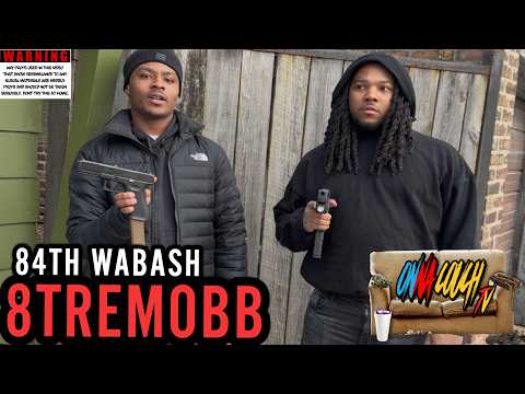 WILD Shootout! 8TRE Mobb (84TH Wabash) Hood Vlog| BloodHound Beef 95 Mob Bond Keymoe Running Chatham