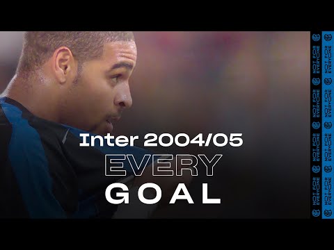EVERY GOAL! | INTER 2004/05 | Adriano, Vieri, Martins, Recoba, Cruz, Stankovic and many more... ⚽⚫🔵